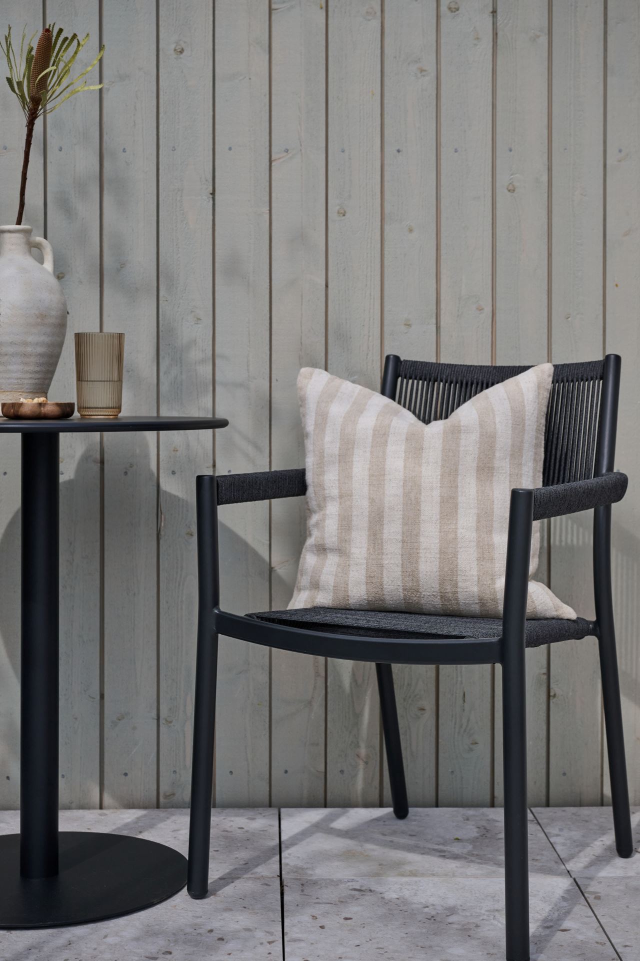 Trädgårdsbord svart - 3