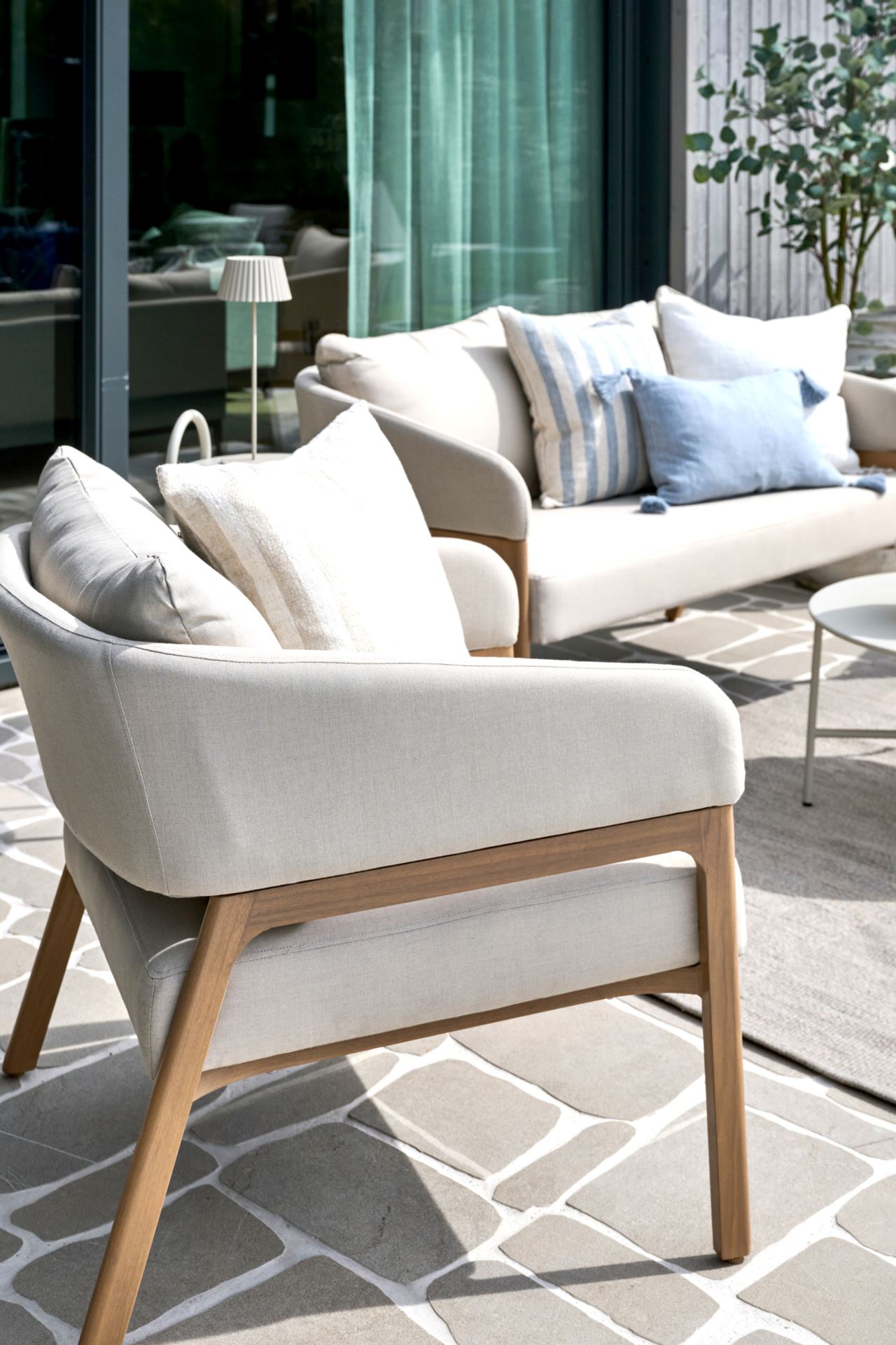Loungesoffa beige - 5
