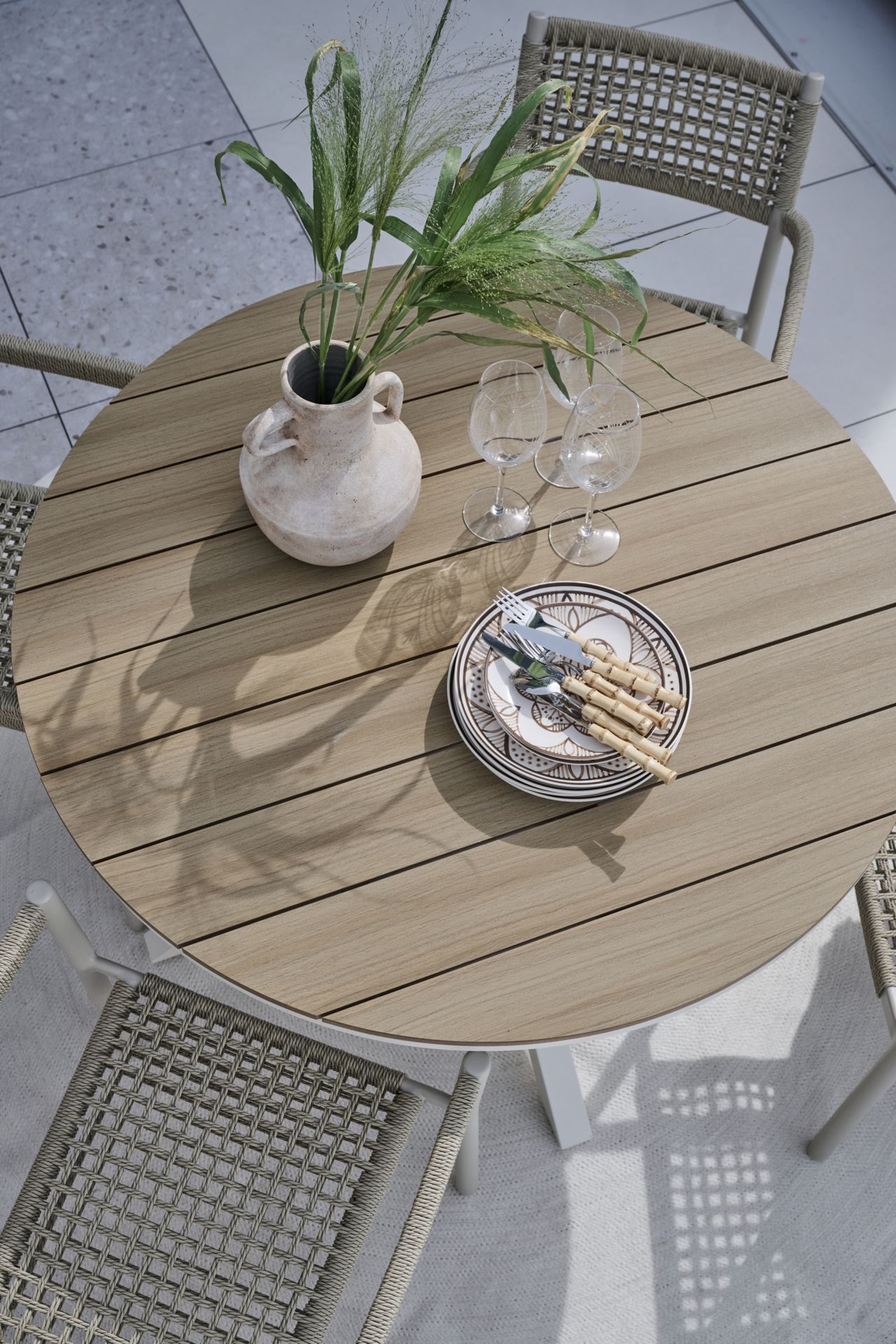 Trädgårdsbord offwhite - 6