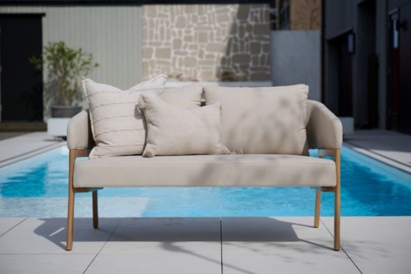 Loungesoffa beige - 4