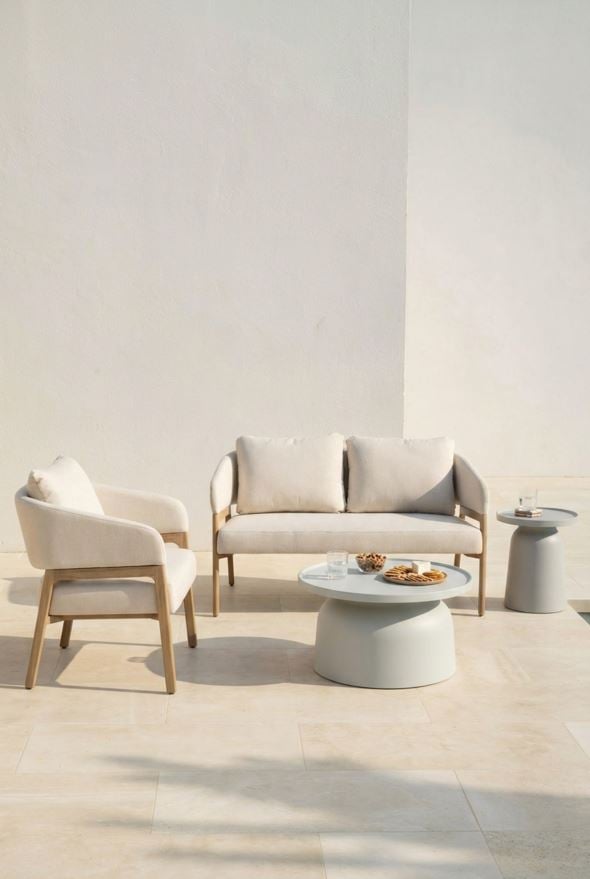 Trädgårdsbord sand - 3