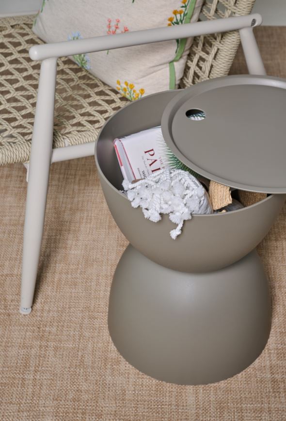 Trädgårdsbord taupe - 5