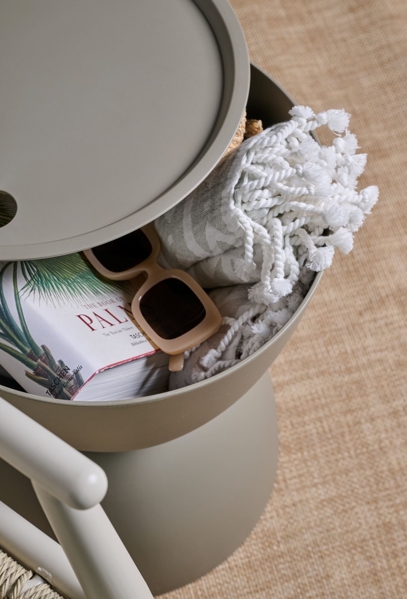 Trädgårdsbord taupe - 6