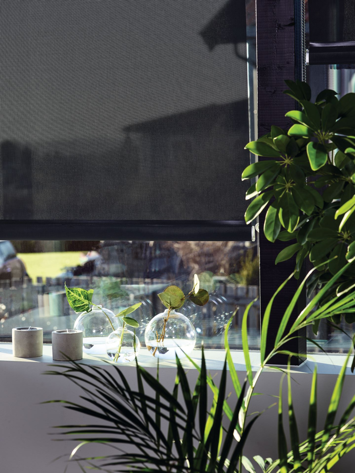 Screenrullgardin grafitgrå - 2