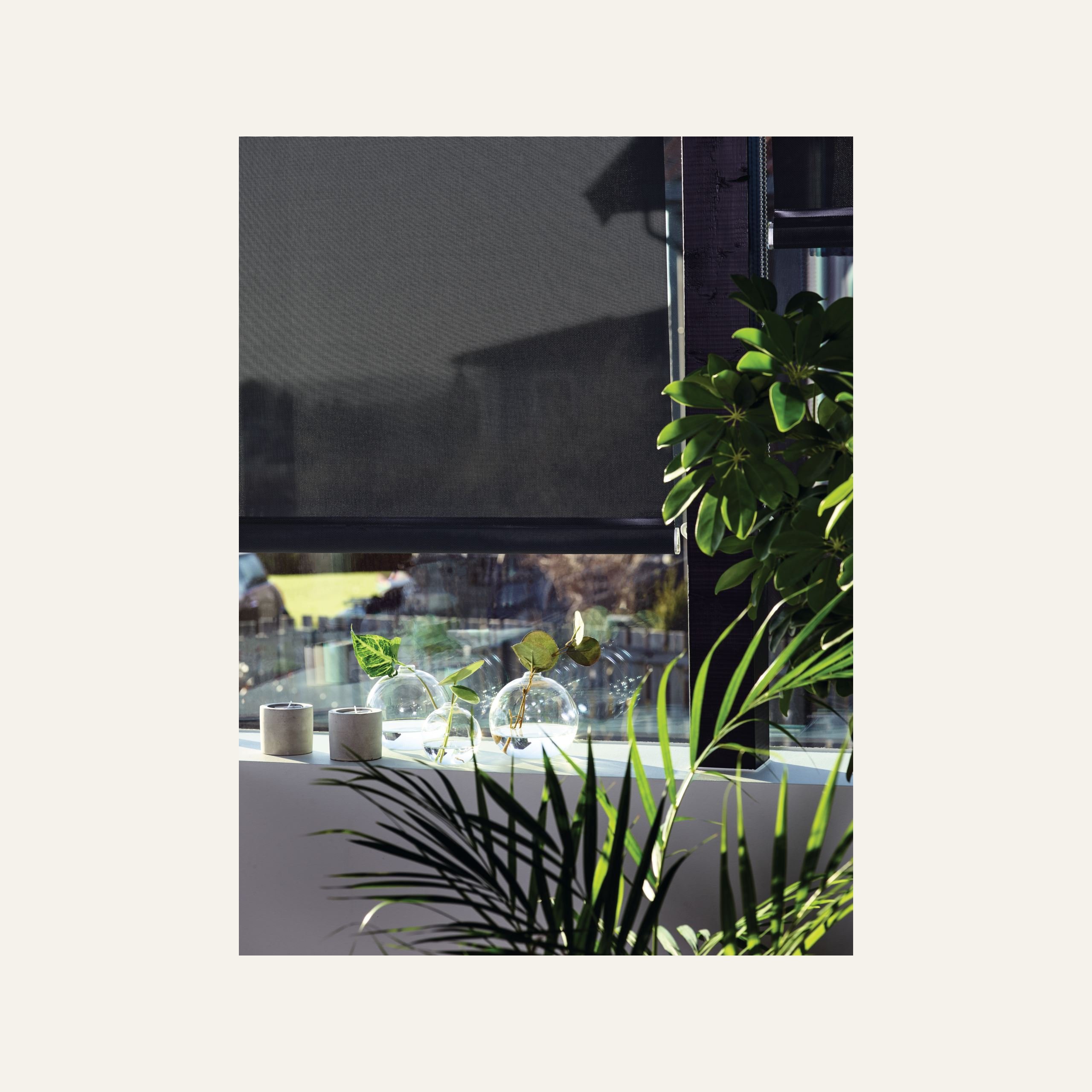 Screenrullgardin grafitgrå - 2