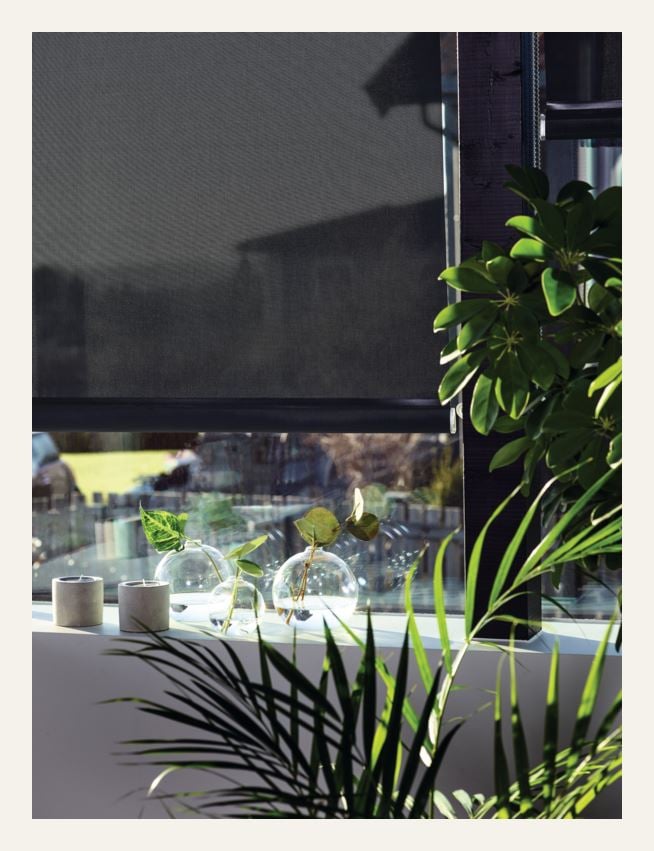 Screenrullgardin grafitgrå - 3