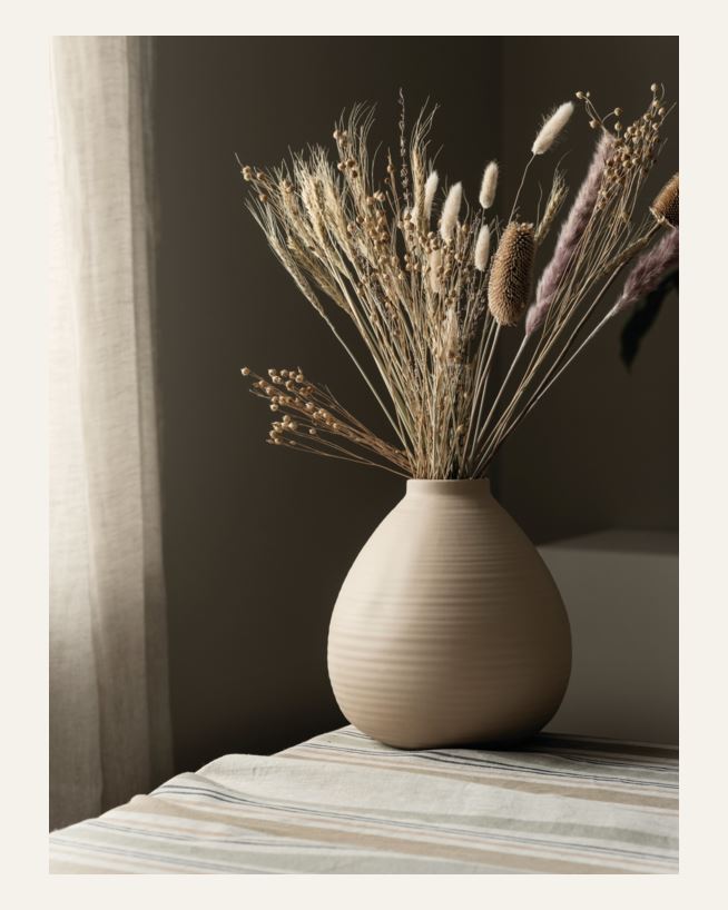 Vas beige - 23x23x25 cm beige - 1