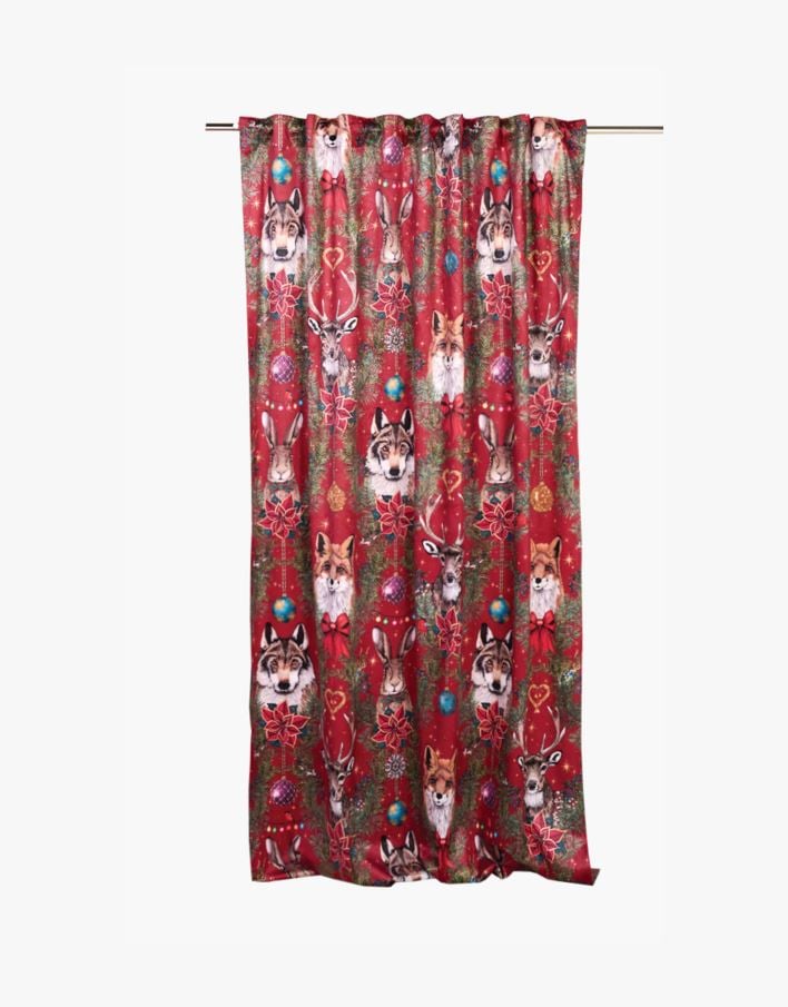 Gardin multi/röd - 140x240 cm multi/röd - 1