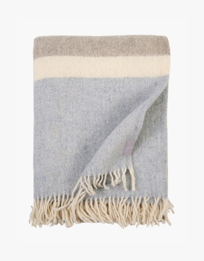 Ullpläd multi/beige - 130x170 cm multi/beige - 1