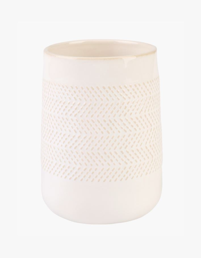 Bestick- och redskapsförvaring vit - 11,5x11,5x15 cm vit - 1