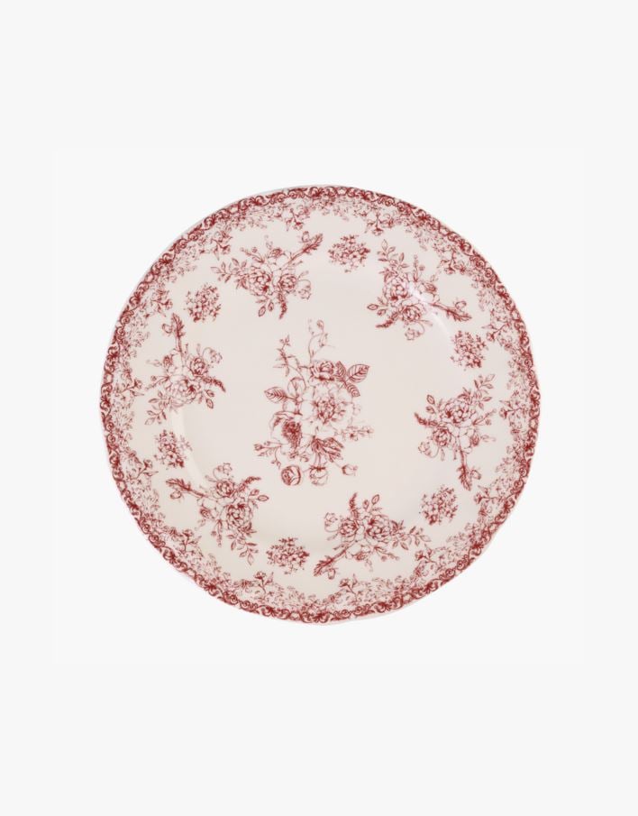Tallrik röd - ø26,4 cm röd - 1
