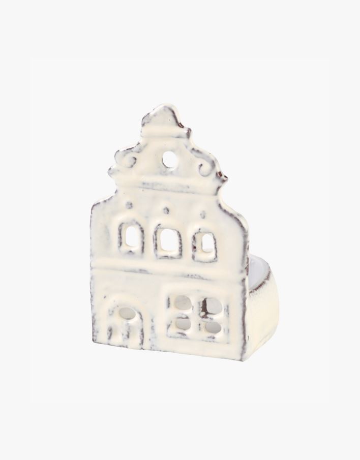 Värmeljushållare vit - 6x6x9 cm vit - 1