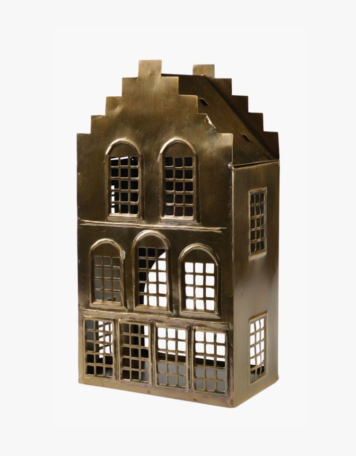 Värmeljushållare mässing - 16,5x9,5x30,5 cm mässing - 1