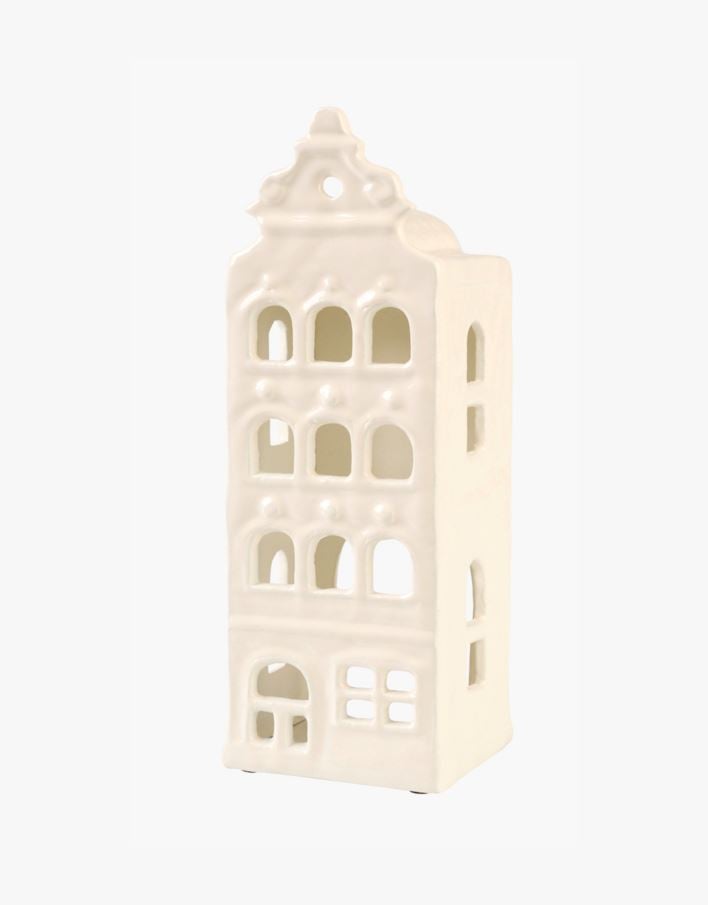 Värmeljushållare vit - 7,5x6,5x21 cm vit - 1