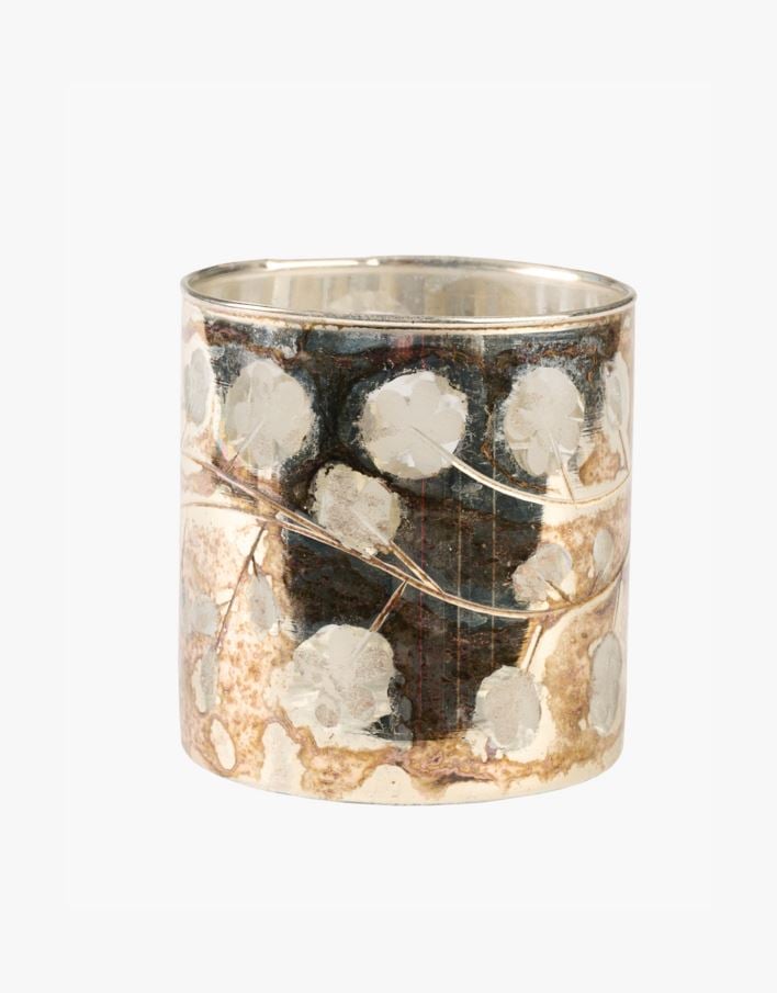 Värmeljushållare silver - 10,5x10 cm silver - 1