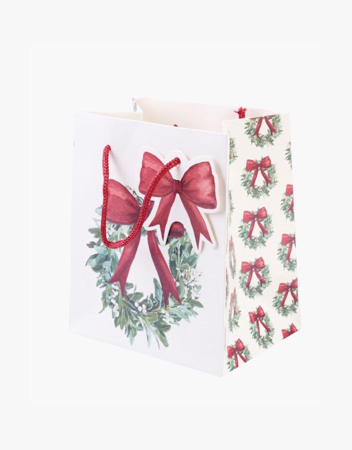 Presentpåse multi/röd - 13x15x9 cm multi/röd - 1