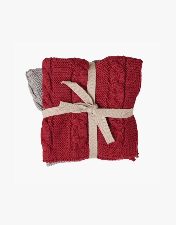 Tvättlapp röd - 25x25 cm röd - 1