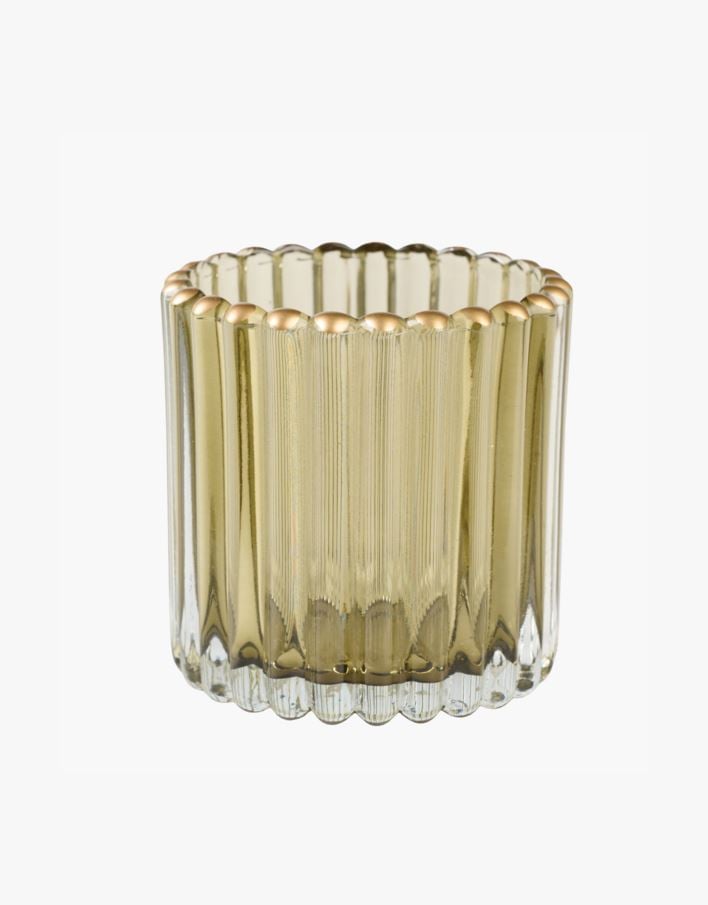 Värmeljushållare grågön - 9x9 cm grågön - 1