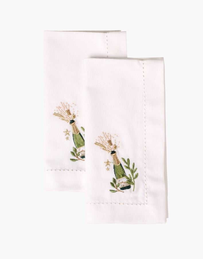 Tygservett vit - 45x45 cm vit - 1