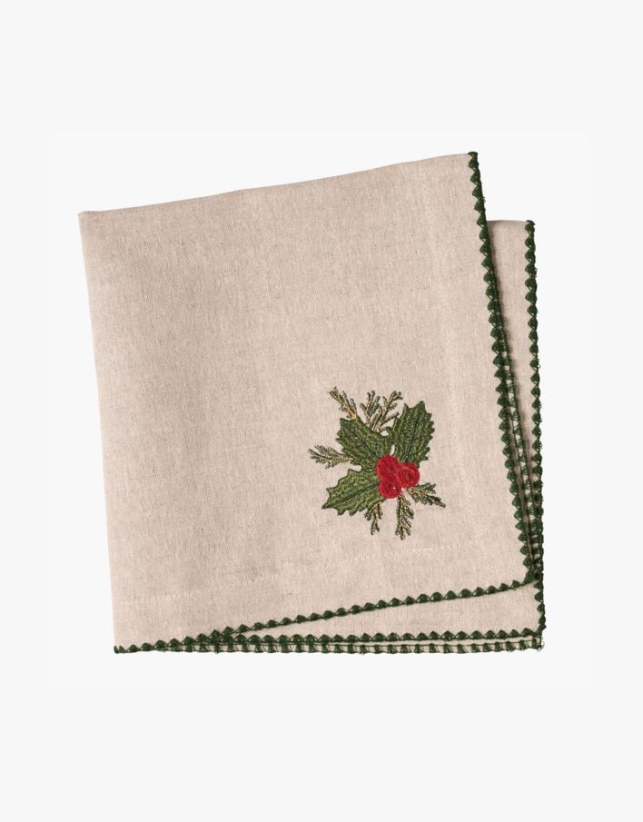 Tygservett natur - 45x45 cm natur - 1