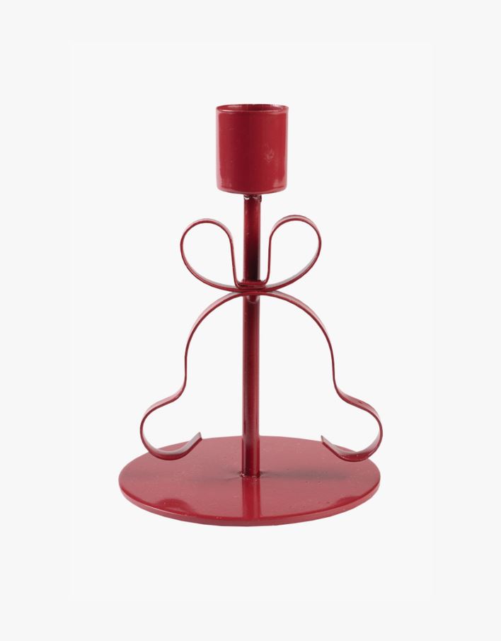 Ljusstake mörkröd - 8,6x8,6x17 cm mörkröd - 1