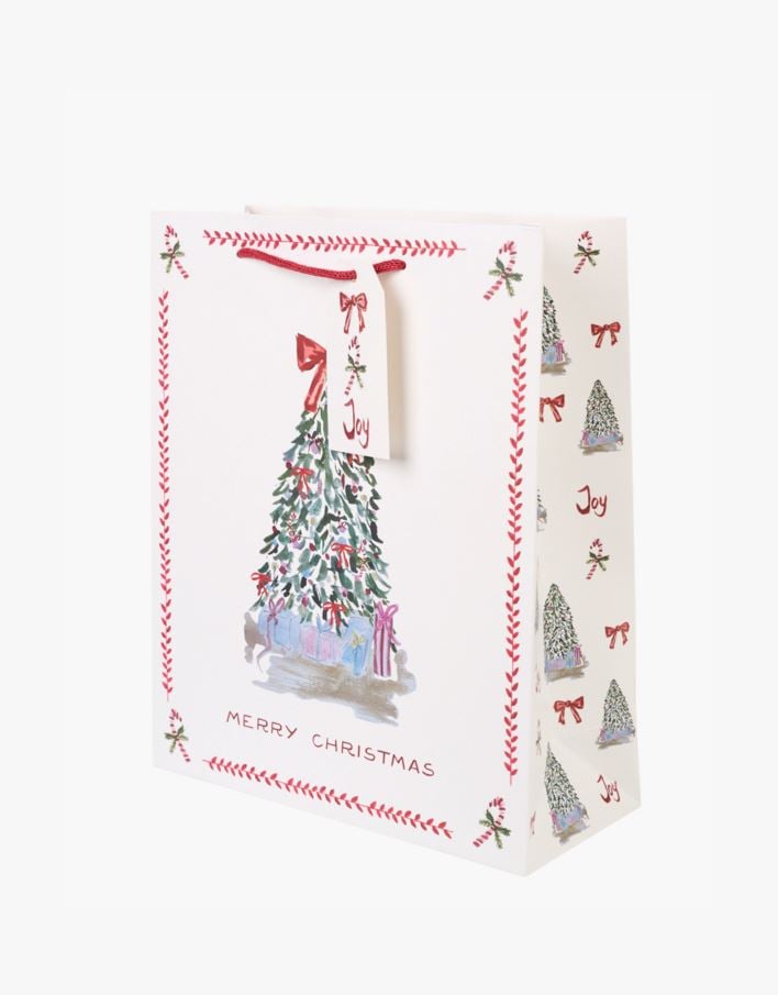 Presentpåse multi/röd - 24x29x10 cm multi/röd - 1