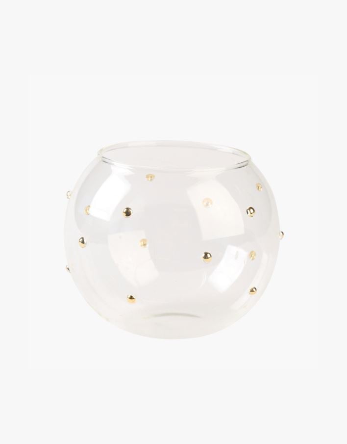 Värmeljushållare transparent - 10x10x8 cm transparent - 1