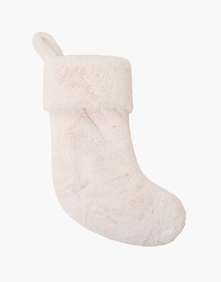 Julstrumpa vit - 14x50 cm vit - 1