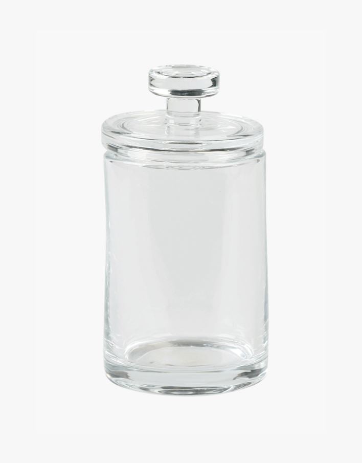 Glasburk med lock transparent - 7x7x13 cm transparent - 1