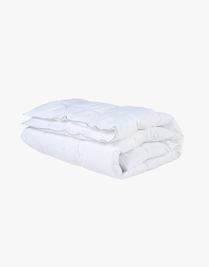 Medelvarmt fibertäcke vit - 150x210 cm vit - 1