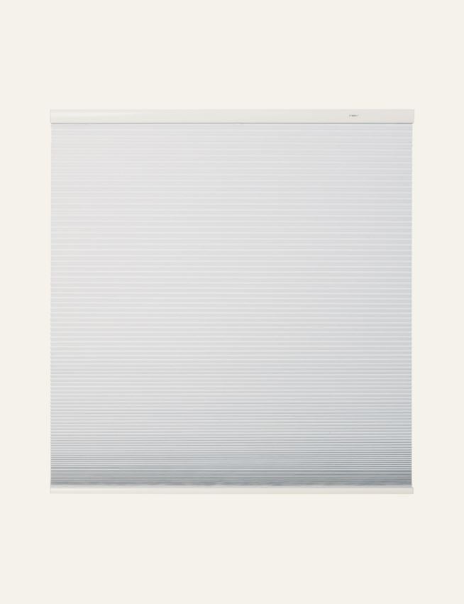 Mörkläggande dubbel plisségardin vit - 4