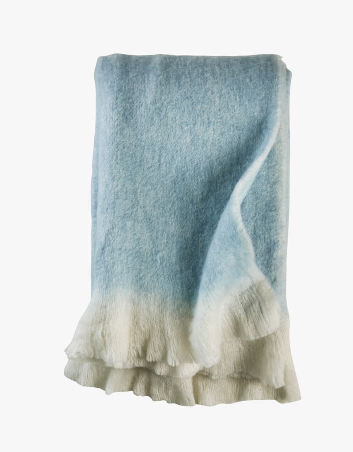 Pläd blå - 130x170 cm blå - 1