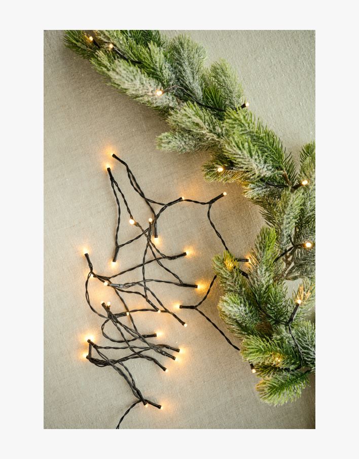 Led-ljusslinga svart - 390 cm svart - 1