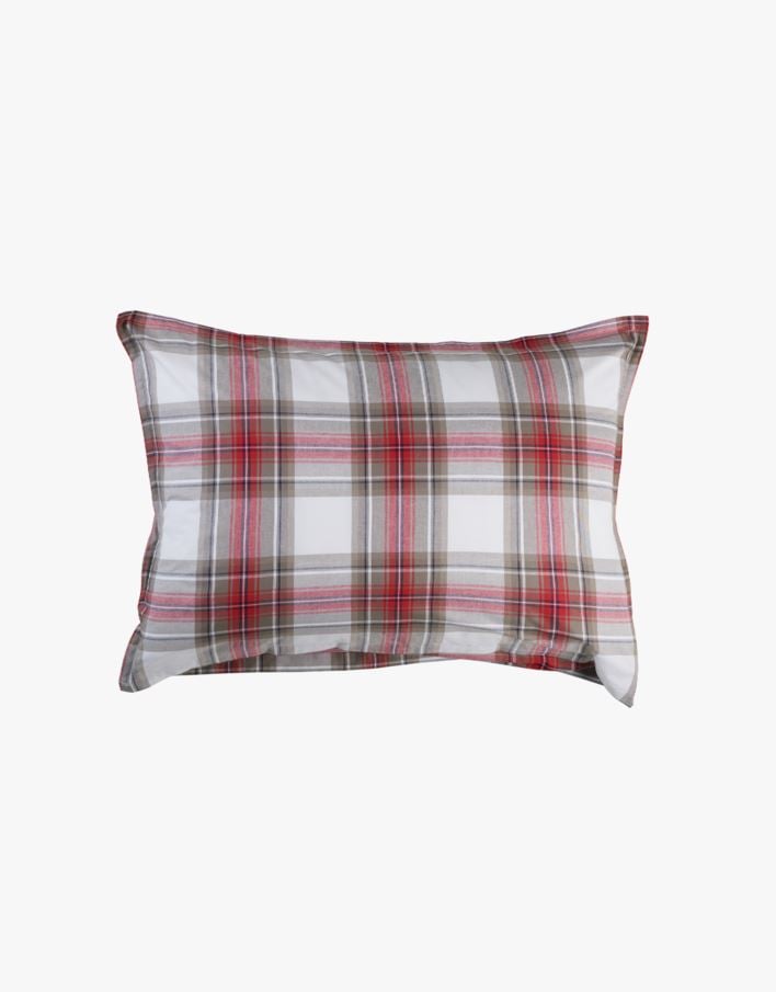 Örngott i garnfärgad bomull multi/grön - 70x100 cm multi/grön - 1