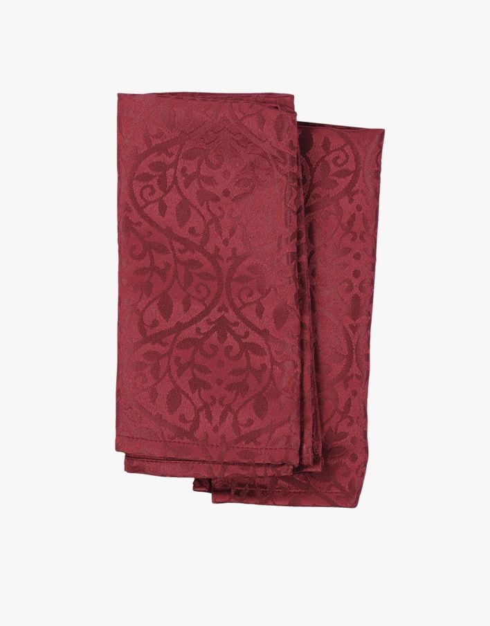 2-pack tygservetter röd - 45x45 cm röd - 1