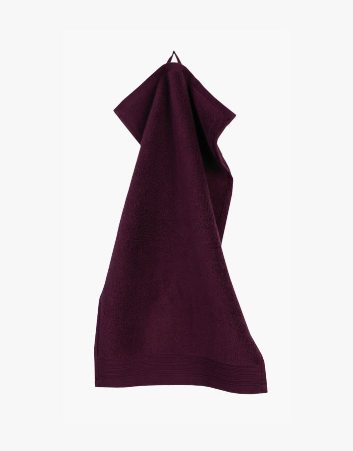Handduk burgundy - 30x50 cm burgundy - 1