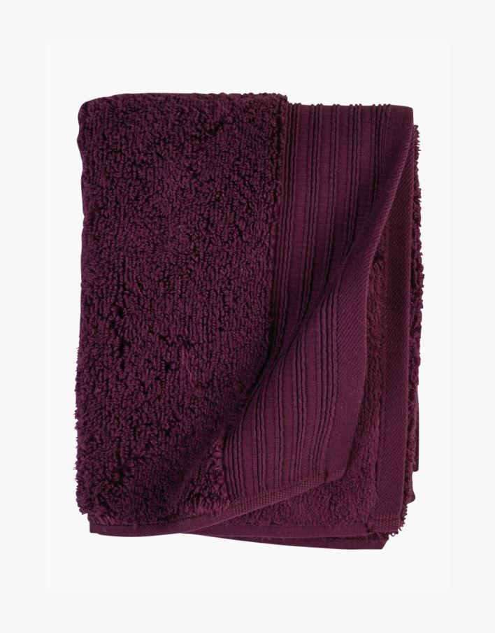 Handduk burgundy - 50x70 cm burgundy - 1