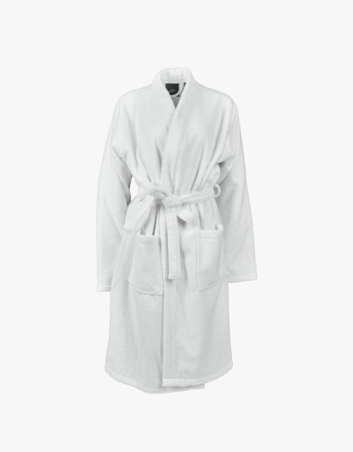 Morgonrock vit - S/M vit - 1