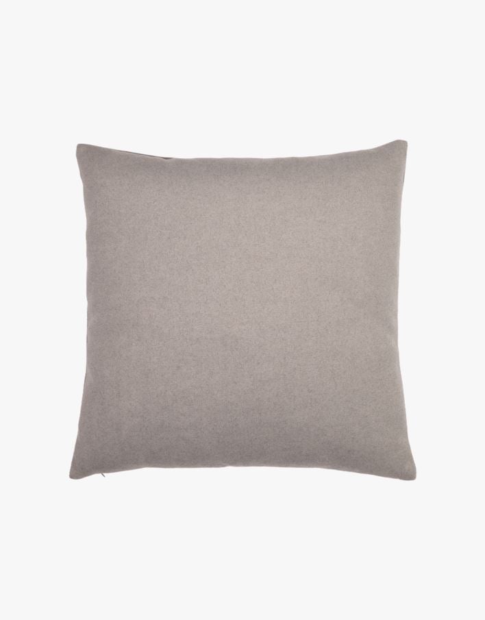 Prydnadskudde ljusgrå - 55x55 cm ljusgrå - 1