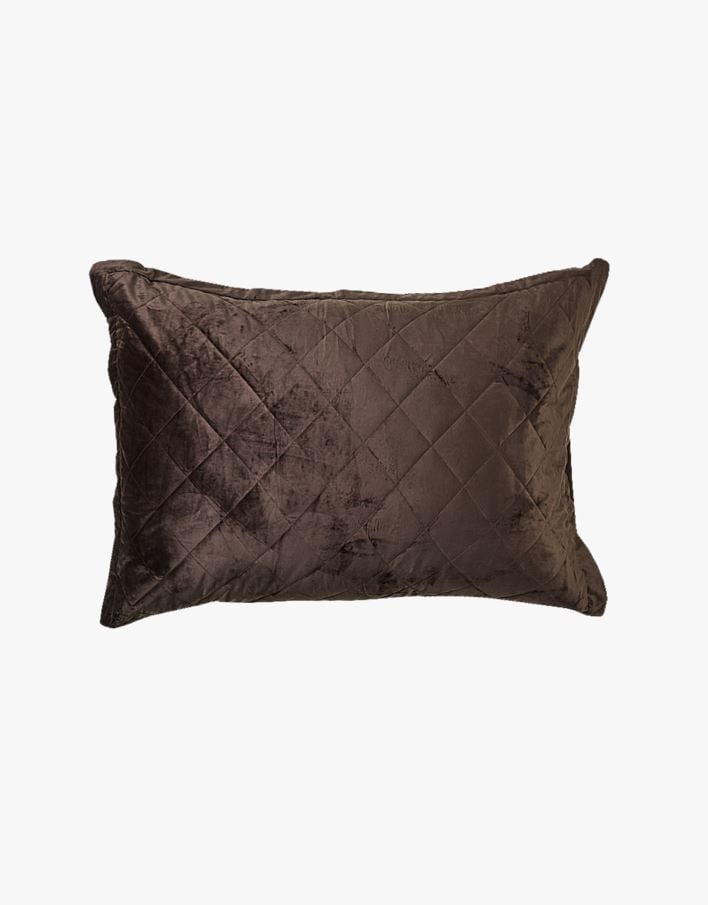 Örngott i bomull mörkbrun - 50x90 cm mörkbrun - 1