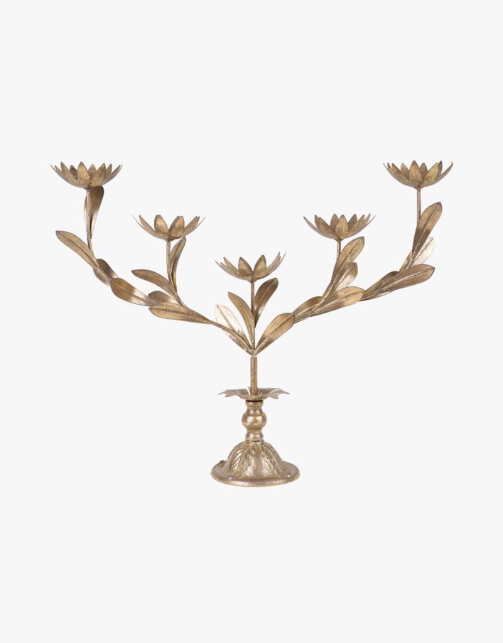 Värmeljushållare guld - 55x12x42 cm guld - 1