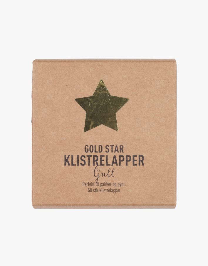 Klistermärken guld - ø3 cm guld - 1