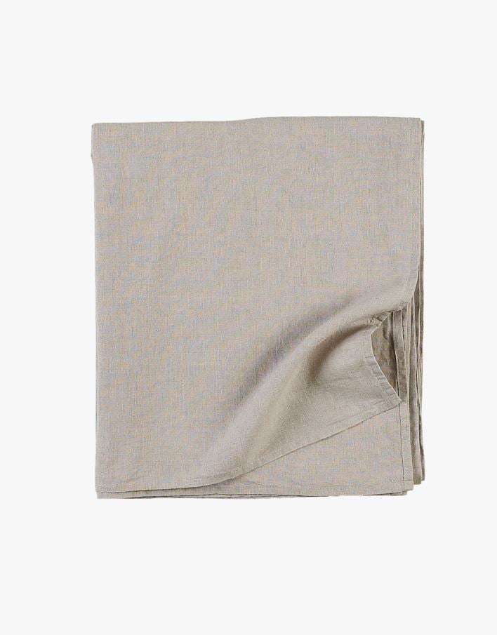 Linneduk natur - 140x350 cm natur - 1