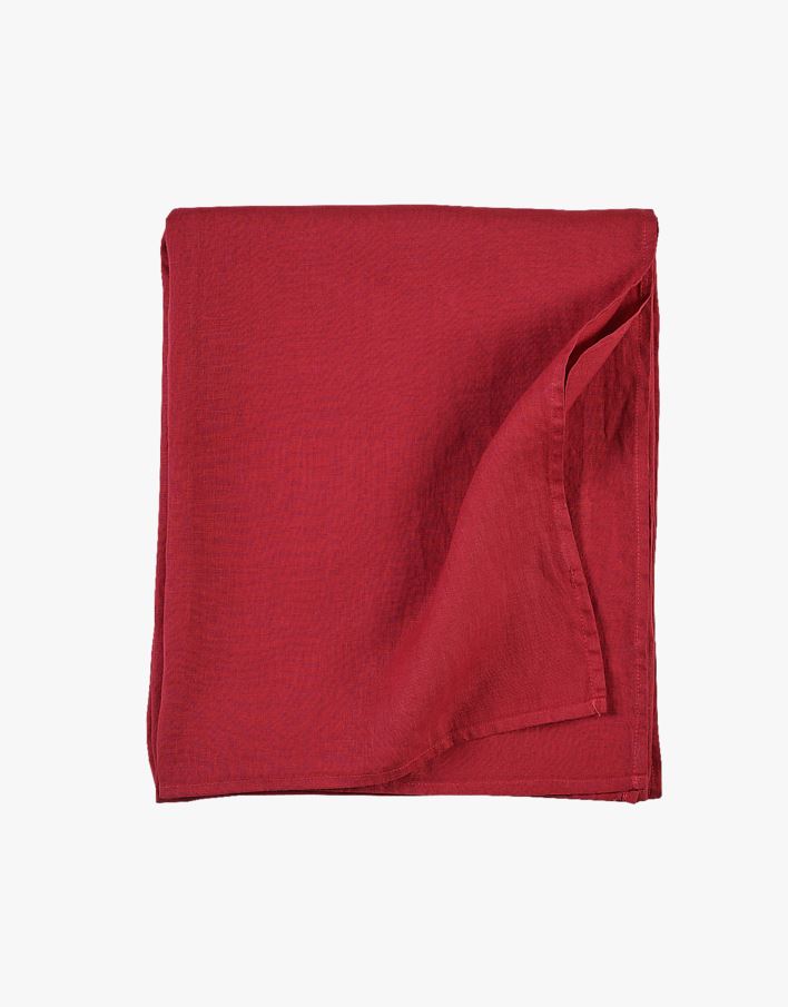 Linneduk röd - 140x250 cm röd - 1
