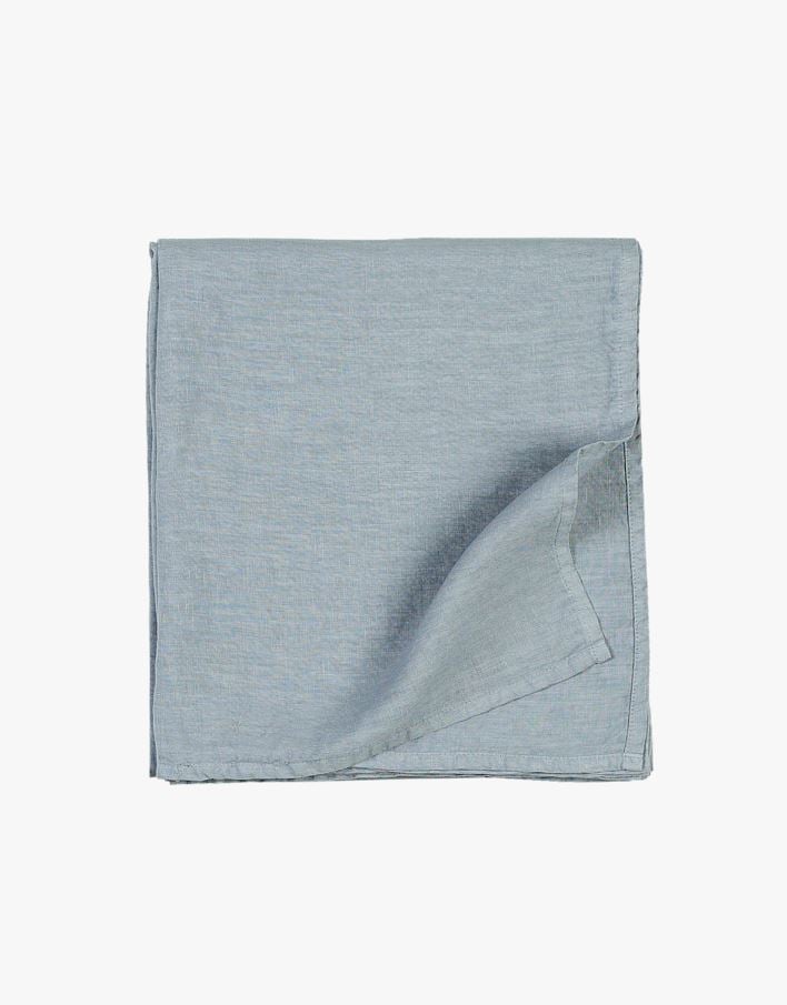 Linneduk gråblå - 140x250 cm gråblå - 1