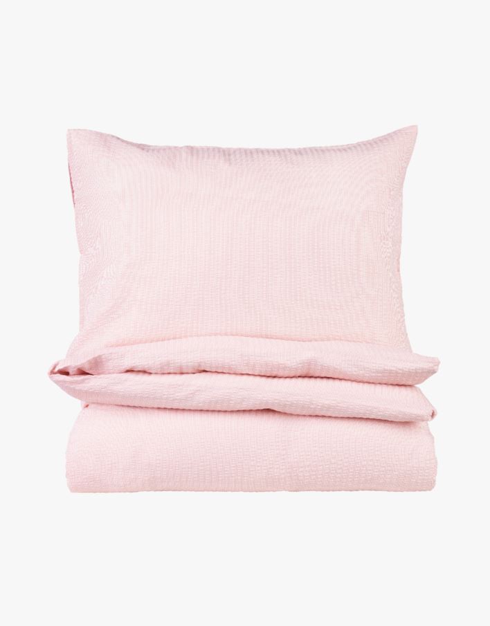 Påslakanset i bäckebölja rosa - 150x210 cm rosa - 1