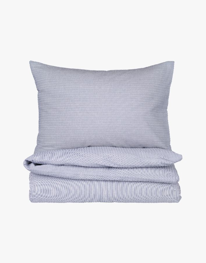 Påslakanset i bäckebölja marinblå - 150x210 cm marinblå - 1