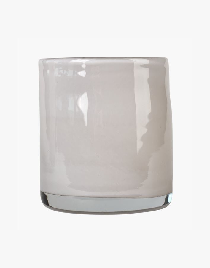 Värmeljushållare ljusgrå - 8x8x9 cm ljusgrå - 1