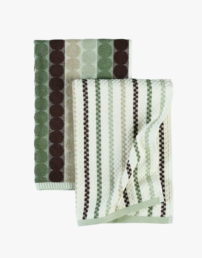 Kökshanddukar 2 pk grön - 45x70 cm grön - 1