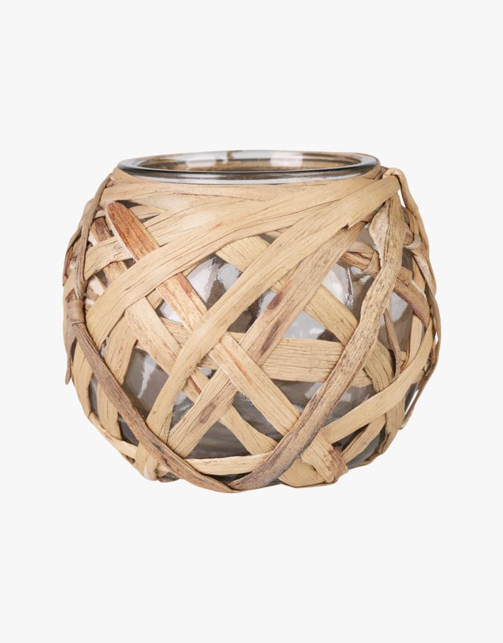 Värmeljushållare natur - 16x16x12,7 cm natur - 1